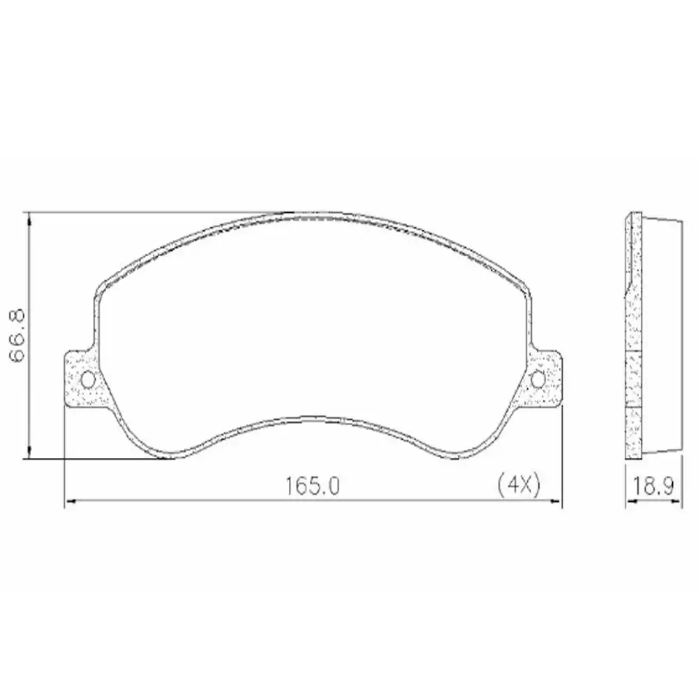 PASTILHA FREIO DIANTEIRA AMAROK 2.0 16V 2010 A 2021 CERAMICA