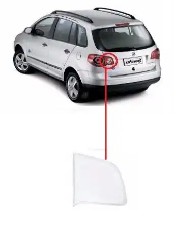 LENTE SINAL TRAS SPACEFOX 06/09 ESQ TAMPA (CRISTAL)