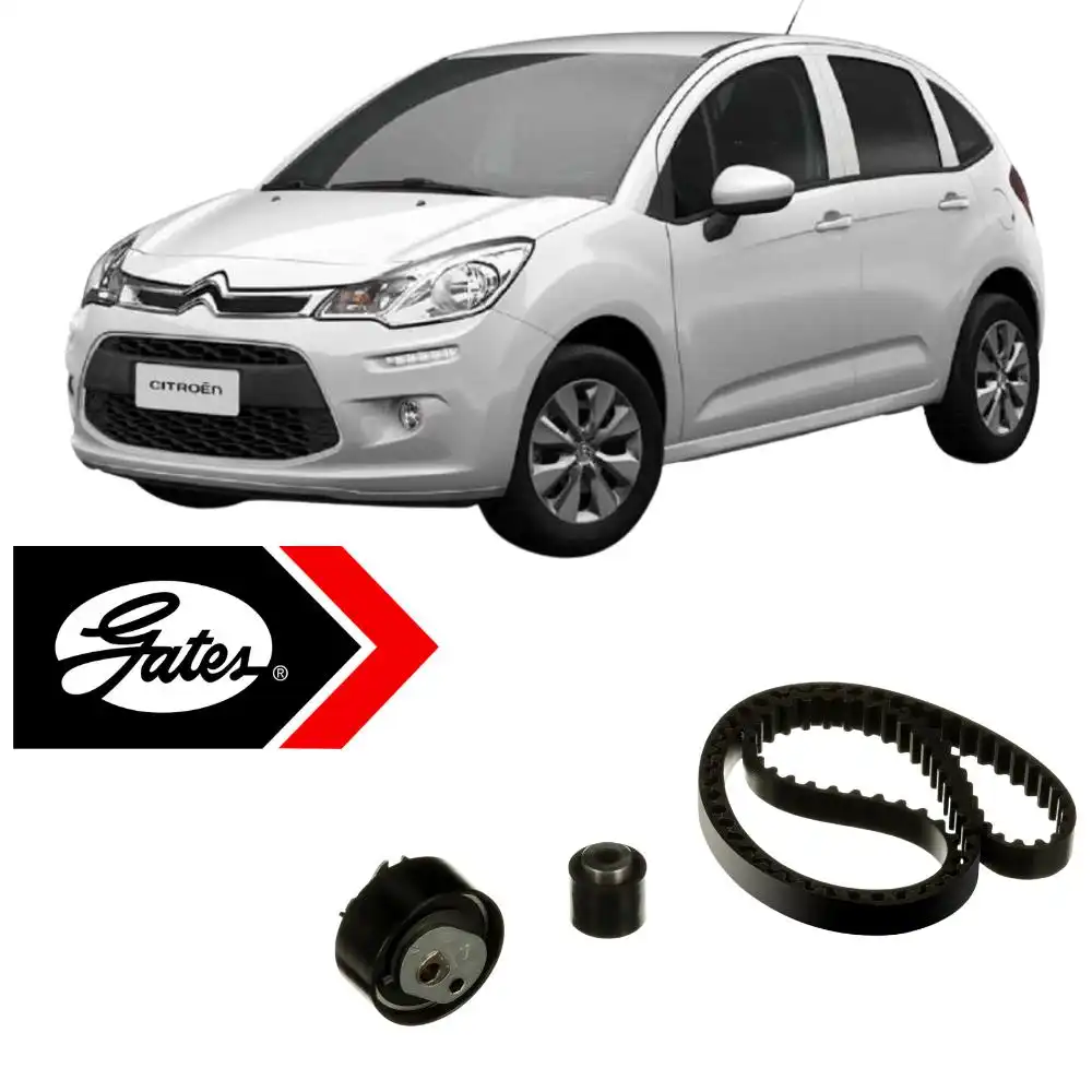 KIT CORREIA DENTADA C3 1.2 2016 ACIMA