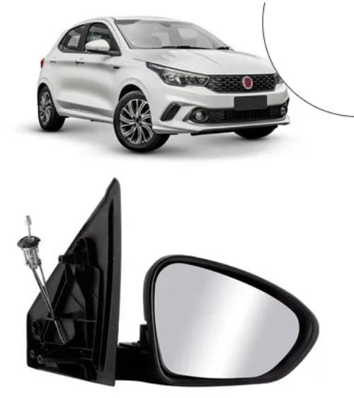 ESPELHO EXT FIAT CRONOS 2018 A 2025 MANUAL SEM PISCA ESQ