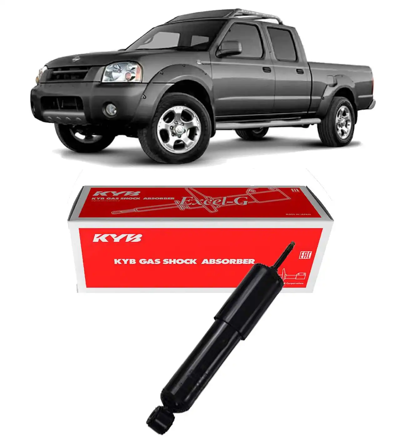 AMORTECEDOR DIANTEIRO NISSAN FRONTIER 4X4 1998 A 2006