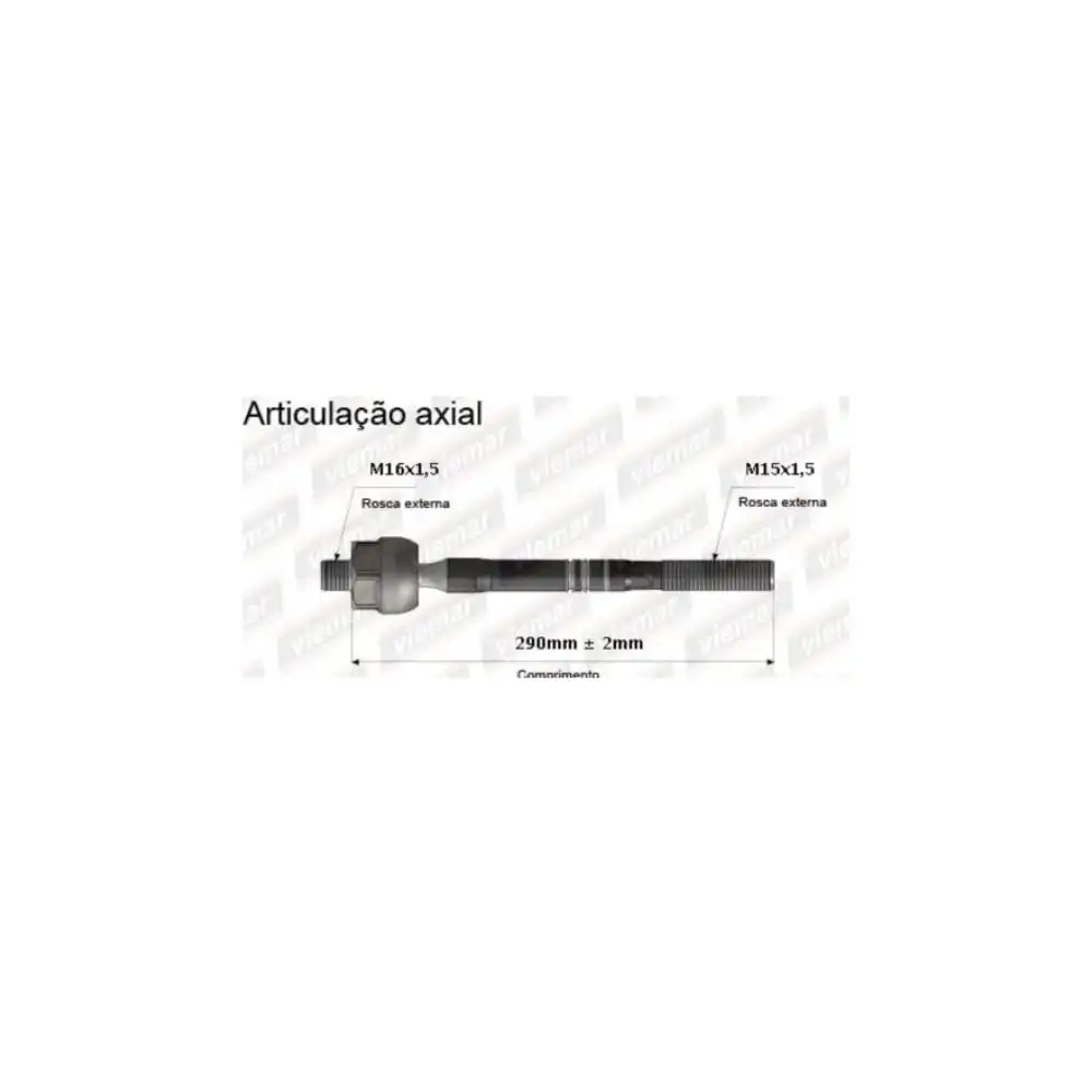 BARRA AXIAL FIAT STRADA 2021 A 2023 (ELETRICA)