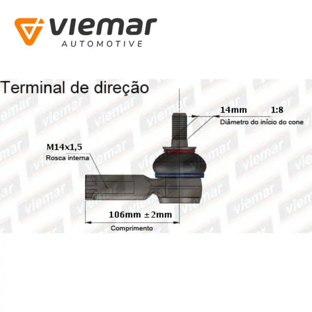 PONTEIRA DIRECAO BESTA GS 98/ ESQ/DIR