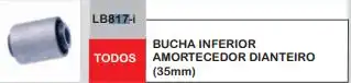 BUCHA AMORTECEDOR DIANTEIRO L-200 TRITON 2008 A 2016 INF