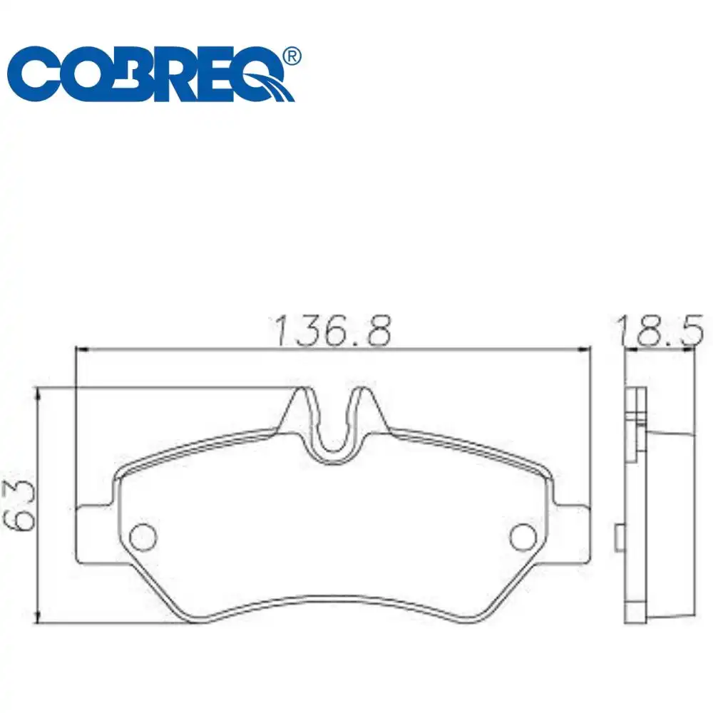 PASTILHA FREIO TRASEIRA SPRINTER 311 415 2012/