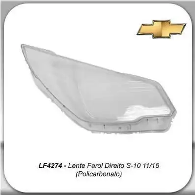 LENTE FAROL S-10 2012/ DIR (POLICARBONATO)