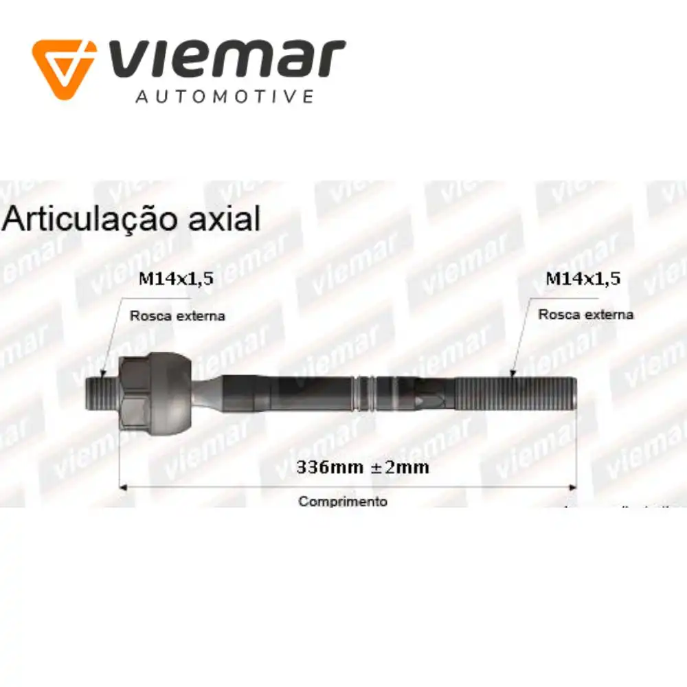 BARRA AXIAL TRACKER 2017 A 2019 DIR ELETRICA