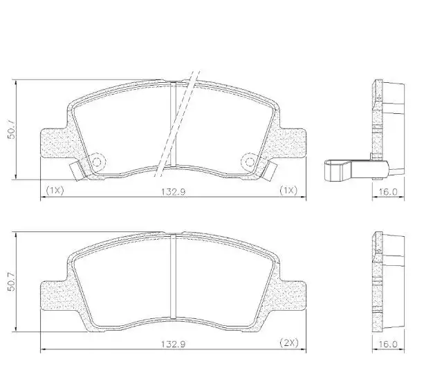 PASTILHA FREIO DIANTEIRA HB20 1.0 12V 2019 A 2025 CERAMICA