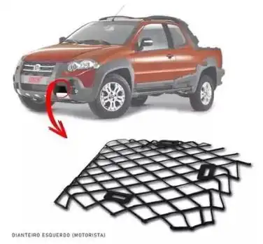 GRADE PARACHOQUE FIAT STRADA ADVENTURE 2009 A 2012 ESQUERDA