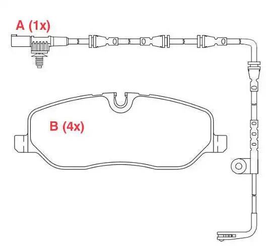 PASTILHA FREIO DIANTEIRA LAND ROVER DISCOVERY 3 2.7 4.0 4.4