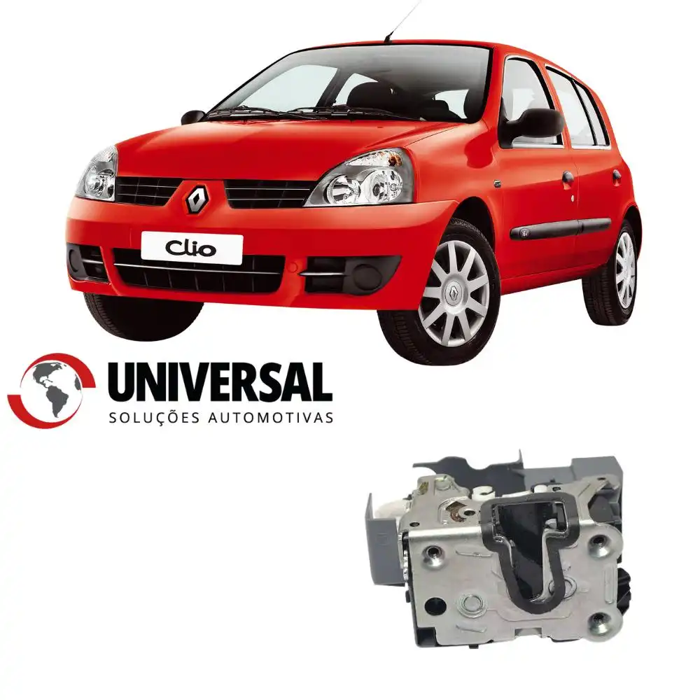 FECHADURA PORTA RENAULT CLIO TRAS ESQ PREDISPOSTA P/ ELETRIC