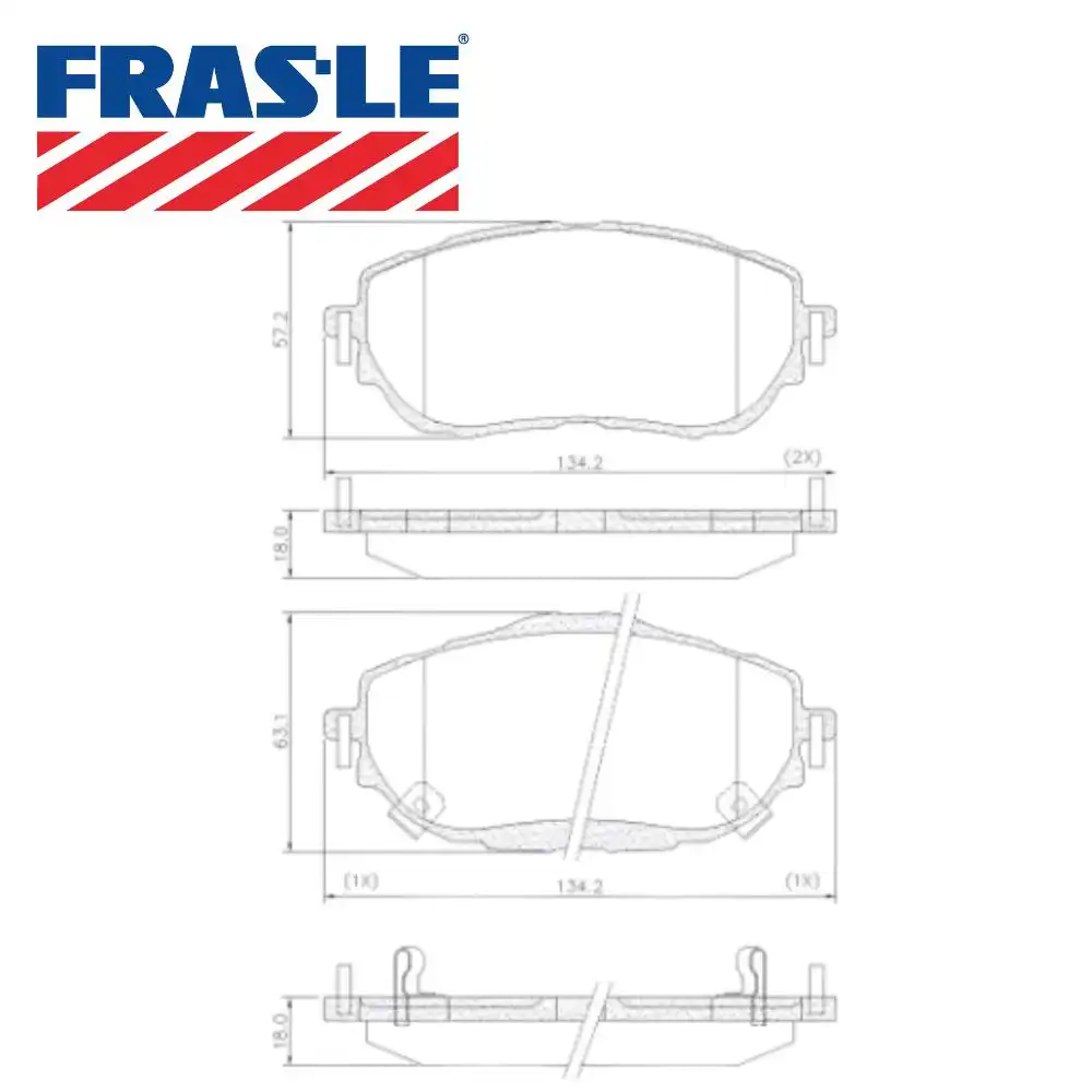 PASTILHA FREIO DIANTEIRA COROLLA 1.8 2014 A 2019 CERAMICA