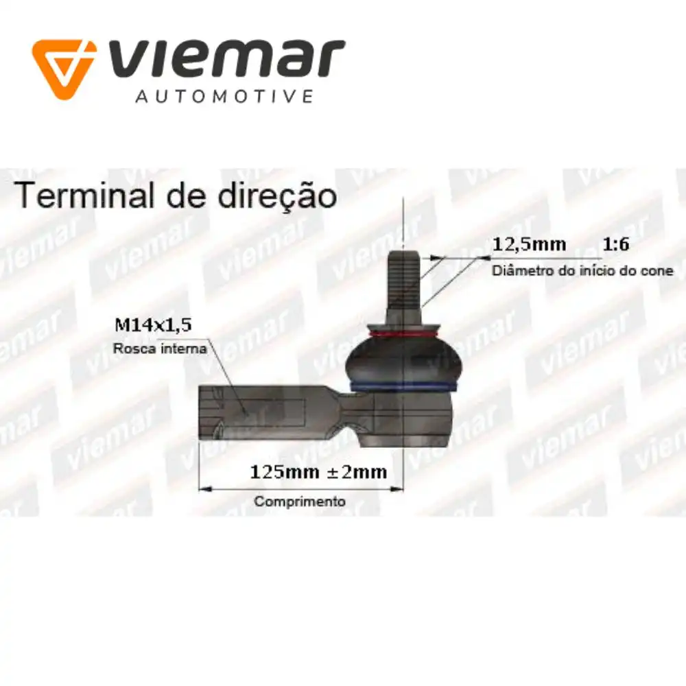 PONTEIRA DIRECAO TOYOTA YARIS 2018/ ESQ