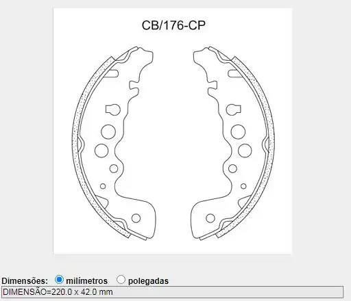 SAPATAS FREIO TRACKER 2001 A 2009