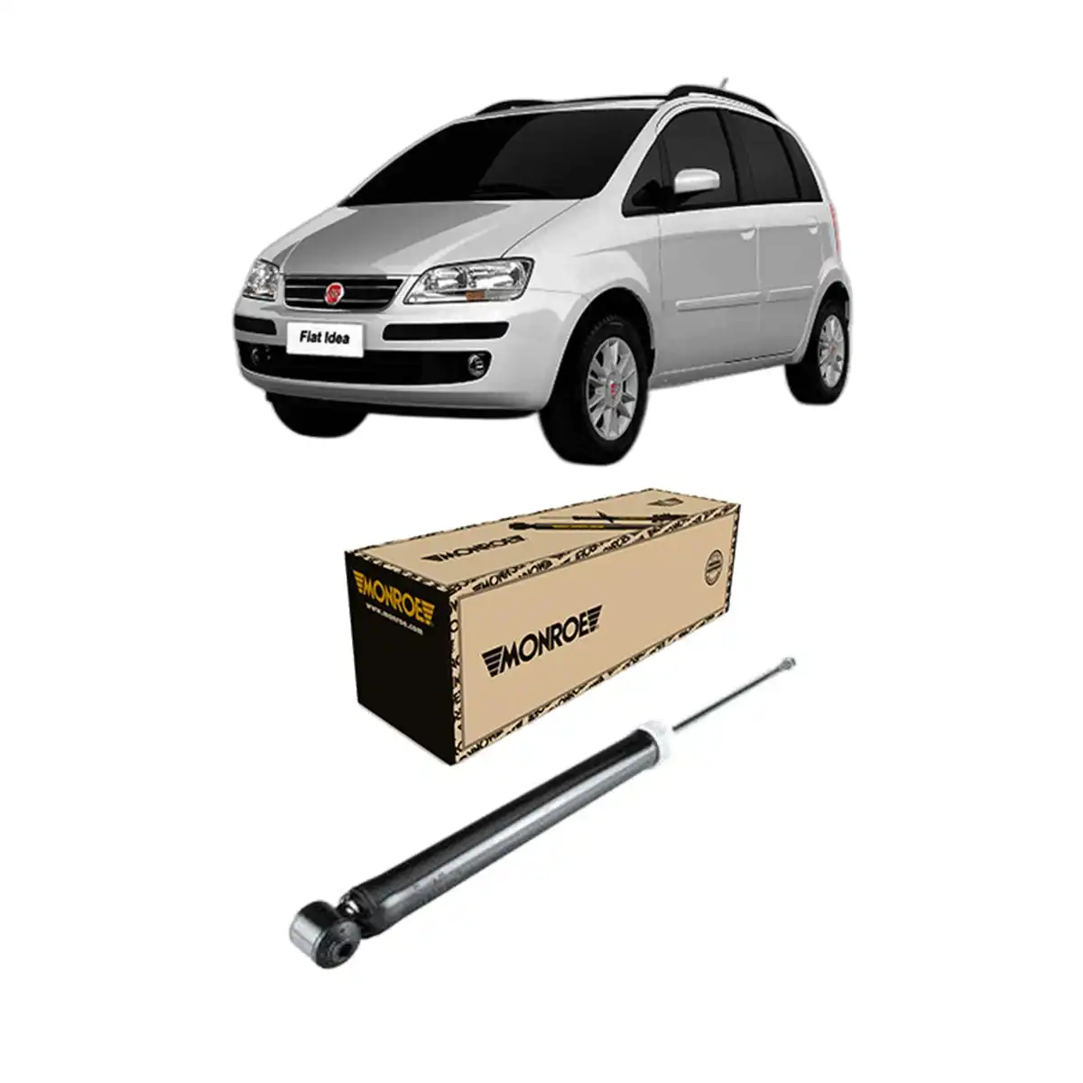 AMORTECEDOR TRASEIRO FIAT IDEA ADVENTURE 2006 A 2016