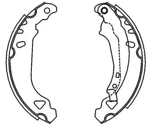 SAPATAS FREIO RENAULT LOGAN SANDERO 1.0 16V 1.6 8/16V 42MM
