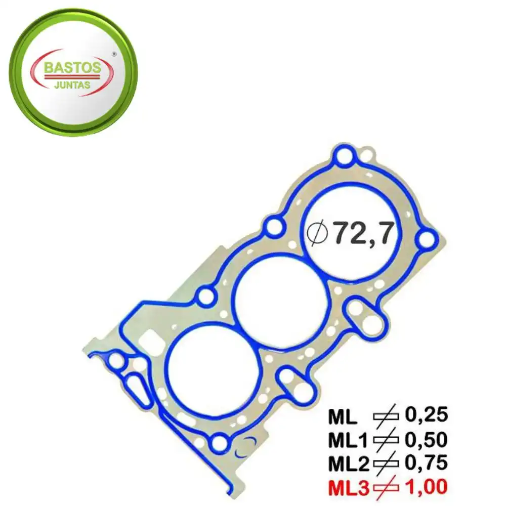 JUNTA CABECOTE HB20 1.0 12V FLEX 2012 ACIMA METAL SOB MEDIDA