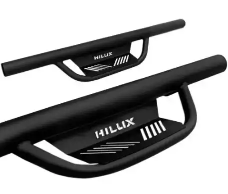 ESTRIBO LATERAL TOYOTA HILUX 16/ CAB SIMPLES PRETO TUBULAR