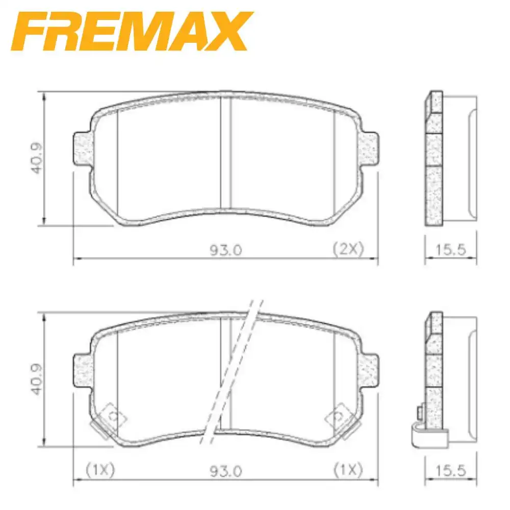 PASTILHA FREIO TRASEIRA HYUNDAI I30 2.0 16V 2009 A 2012