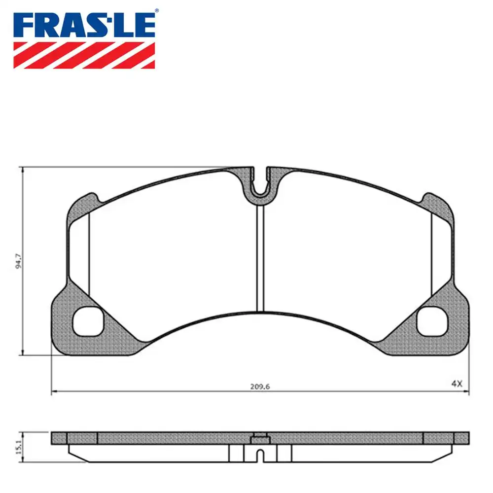 PASTILHA FREIO DIANTEIRA CAYENNE 4.5 2003 A 2007 CERAMICA