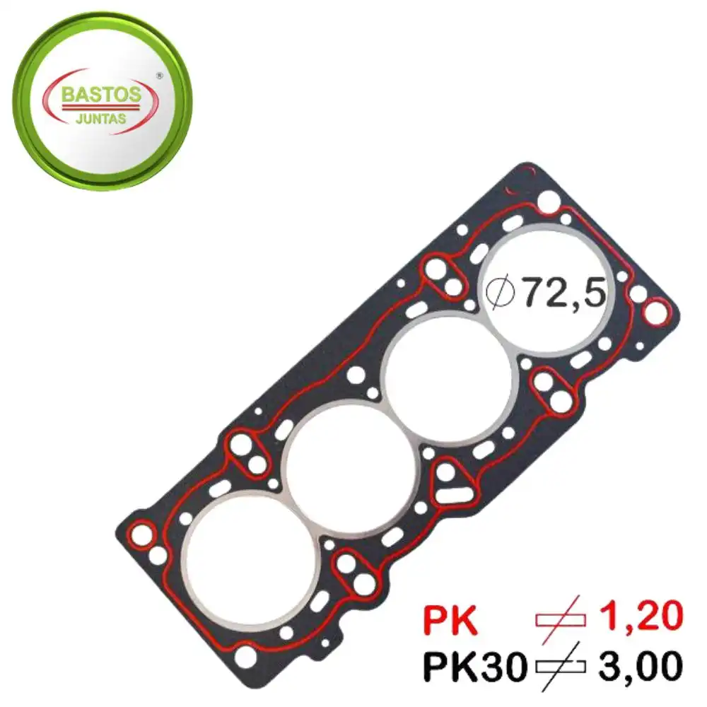 JUNTA CABECOTE UNO 1.4 8V FLEX 2010 A 2016 FIBRA