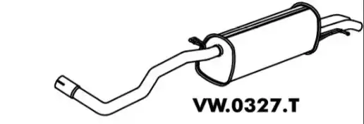 SILENC TRAS BORA 2.0 2000 A 2011  DUAS SAIDAS