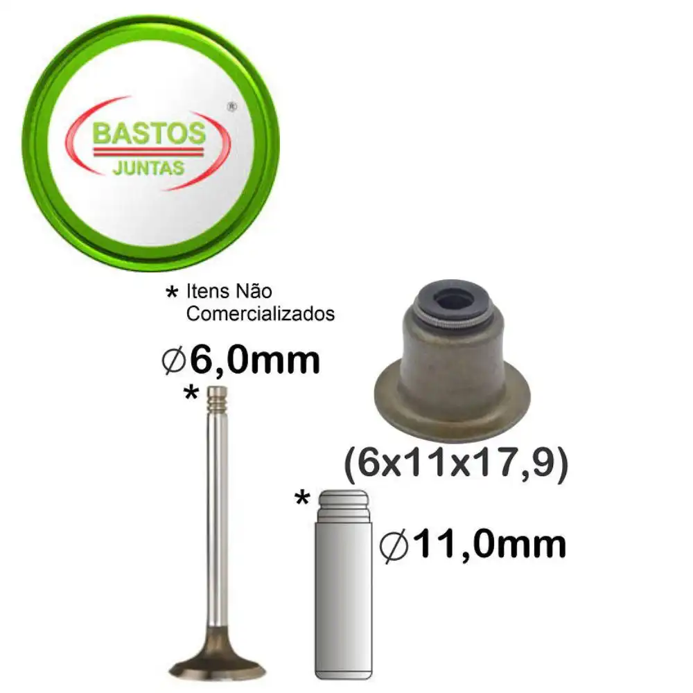 RETENTOR VALVULA FOCUS 1.6 16V 09/ ECOSPORT 1.6 16V SIGMA