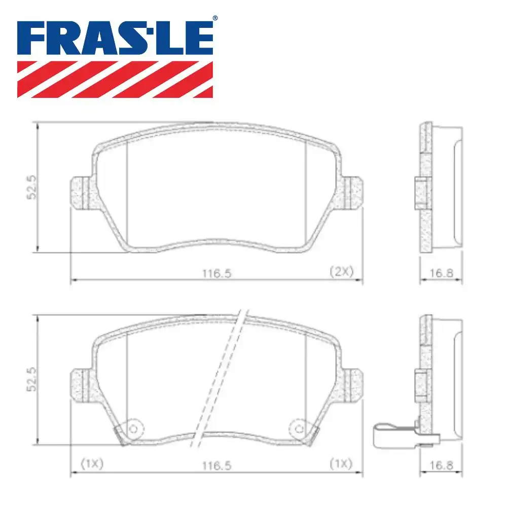 PASTILHA FREIO DIANTEIRA RENAULT DUSTER 1.6 16V 2011/