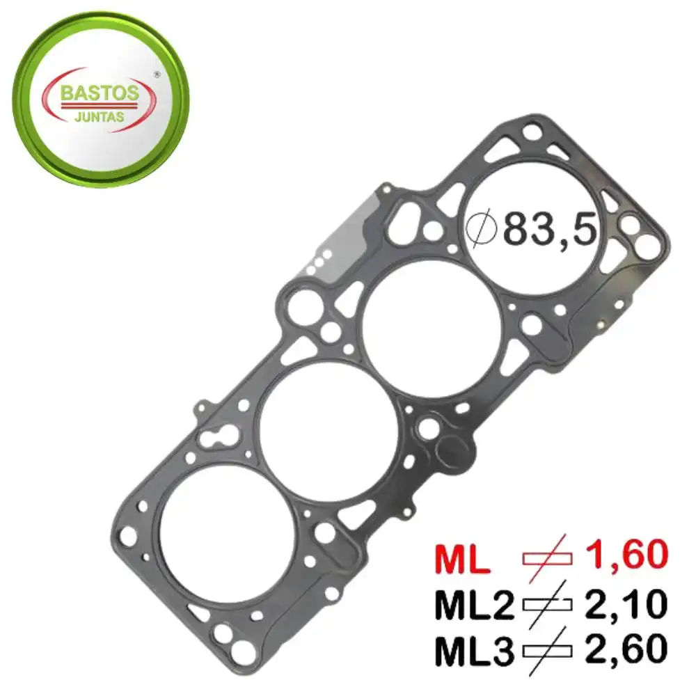 JUNTA CABECOTE GOLF 2.0 8V GASOLINA 1999 A 2008 METAL