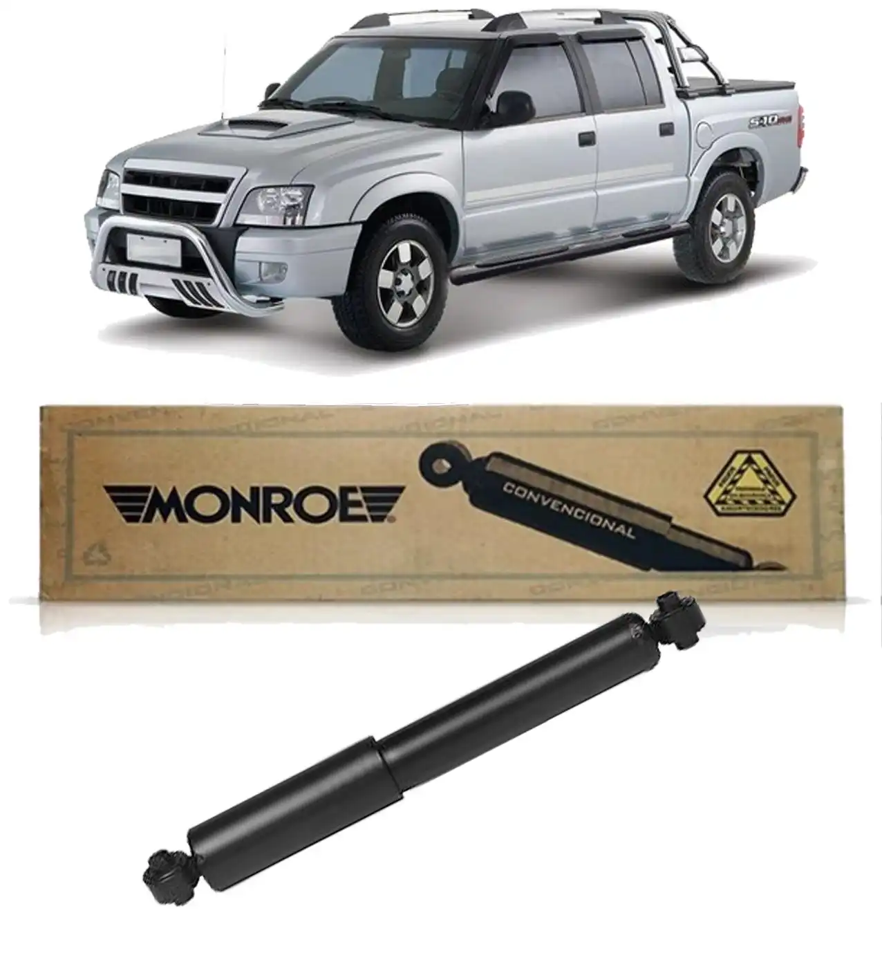 AMORTECEDOR DIANTEIRO S-10 1995 A 2011 4X4