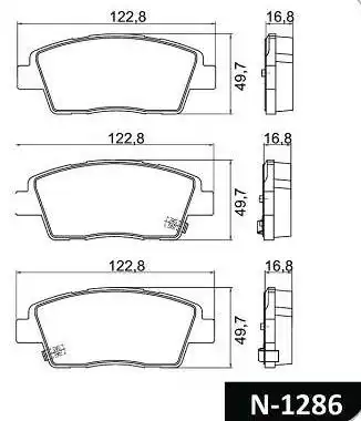 PASTILHA FREIO DIANTEIRA HYUNDAI HB20 1.0 12V 2012 A 2019