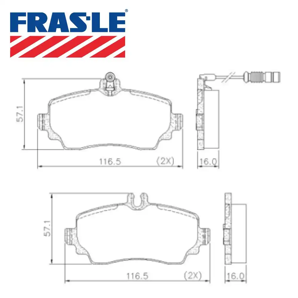 PASTILHA FREIO DIANTEIRA MERCEDES CLASSE A 140 1997/ COM ALA