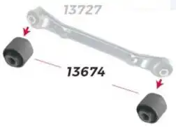 BUCHA BRACO SUSP. TRAS HYUNDAI IX35 10/18 (BRACO RETO)