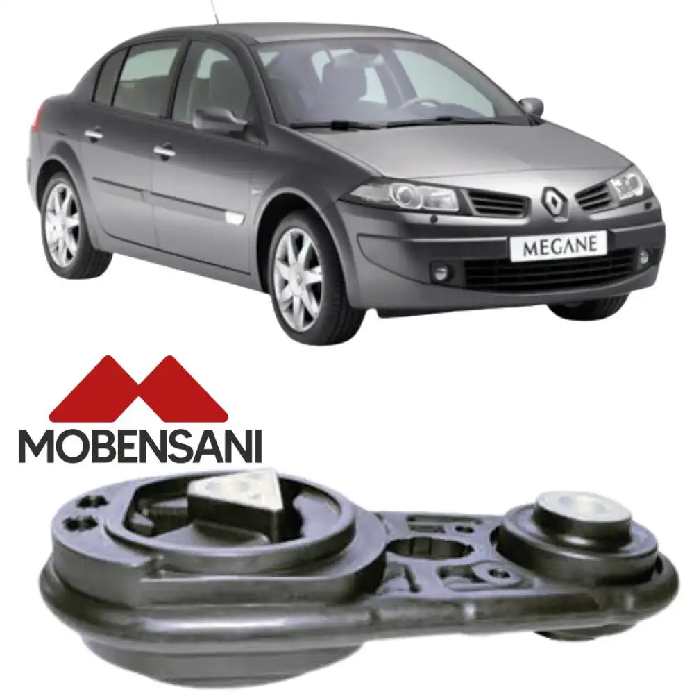 CALCO CAIXA MEGANE 2007/ DIR INFERIOR TIPO BIELA (BORRACHA)