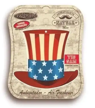 PERFUME P/AUTOMOVEIS MINIATURA TIO SAM