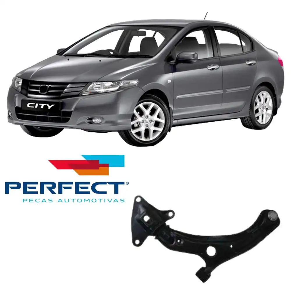 BANDEJA DIANTEIRA HONDA CITY 2009 A 2013 DIREITA COM PIVO