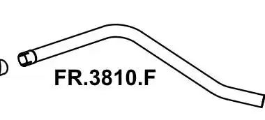 TUBO TRASEIRO LONGO F-4000 MOTOR MWM /1980