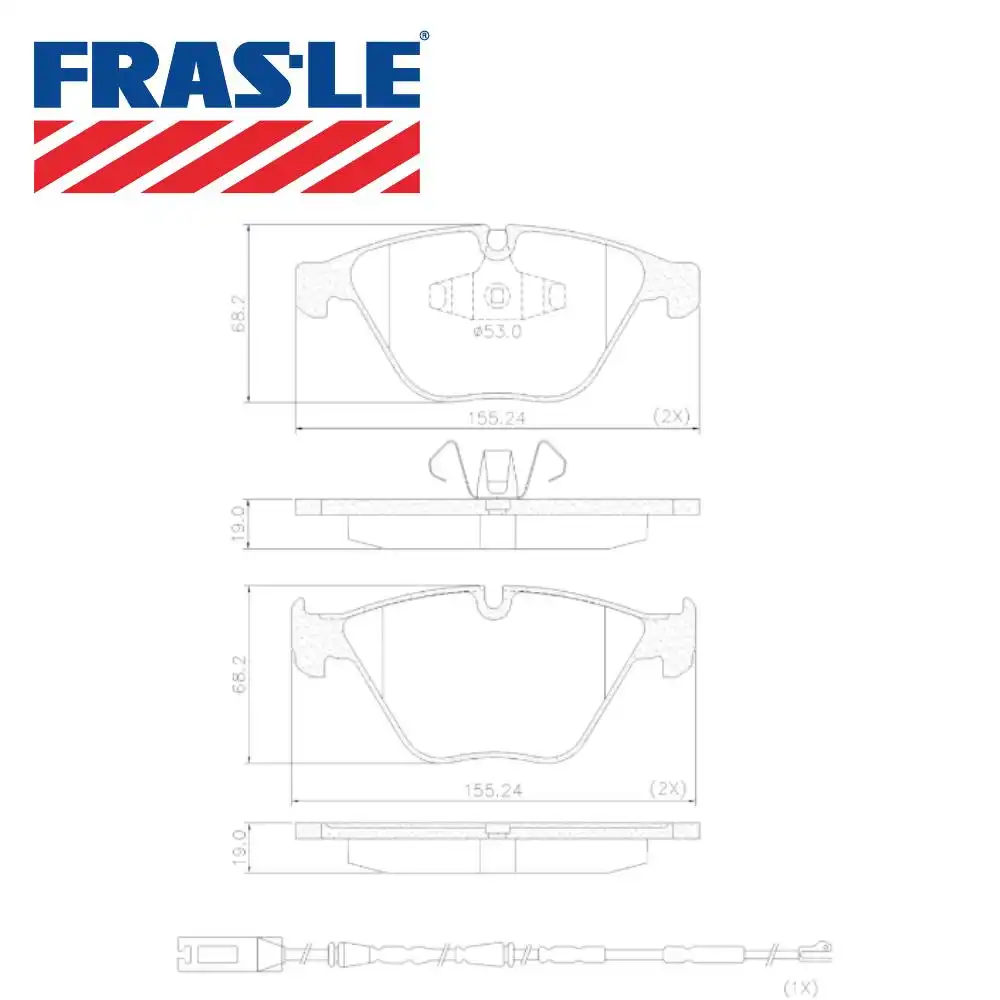 PASTILHA FREIO DIANTEIRA BMW X1 18I 2.0 16V 2012 A 2015 CERA