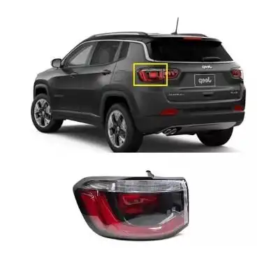 SINAL TRAS JEEP COMPASS 2017 A 2020 C/LED ESQ (CANTO)