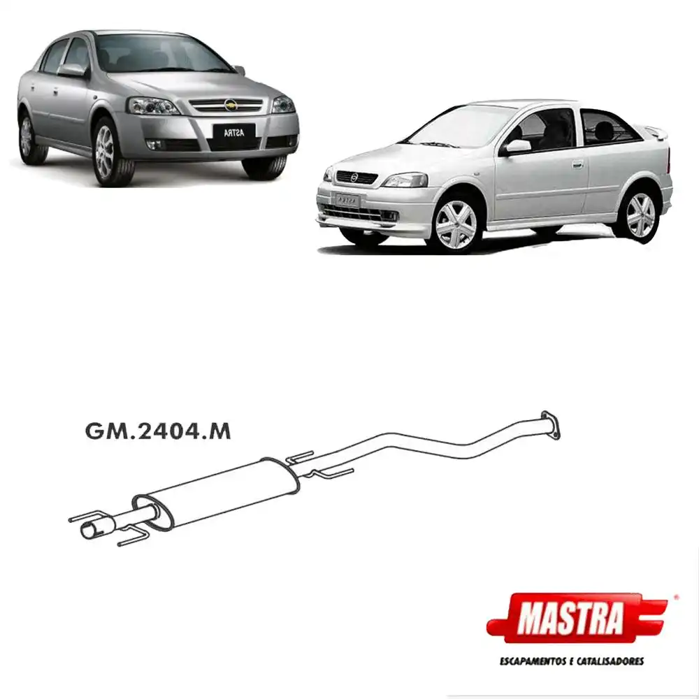 SILENCIOSO INTERMEDIARIO ASTRA 2.0 8V 1998 A 2011 HATCH SEDA