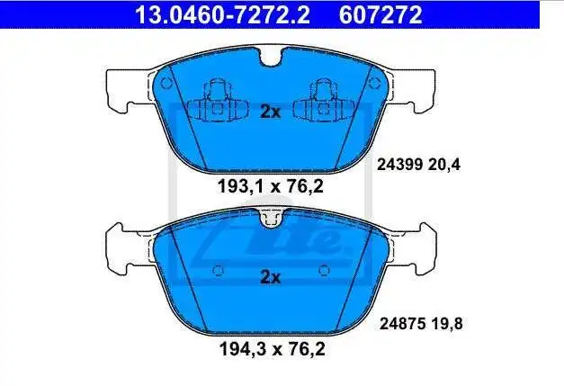 PASTILHA FREIO DIANTEIRA VOLVO XC60 3.0 09/