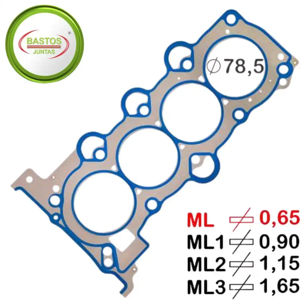 JUNTA CABECOTE CRETA 1.6 16V FLEX 2017 ACIMA METAL