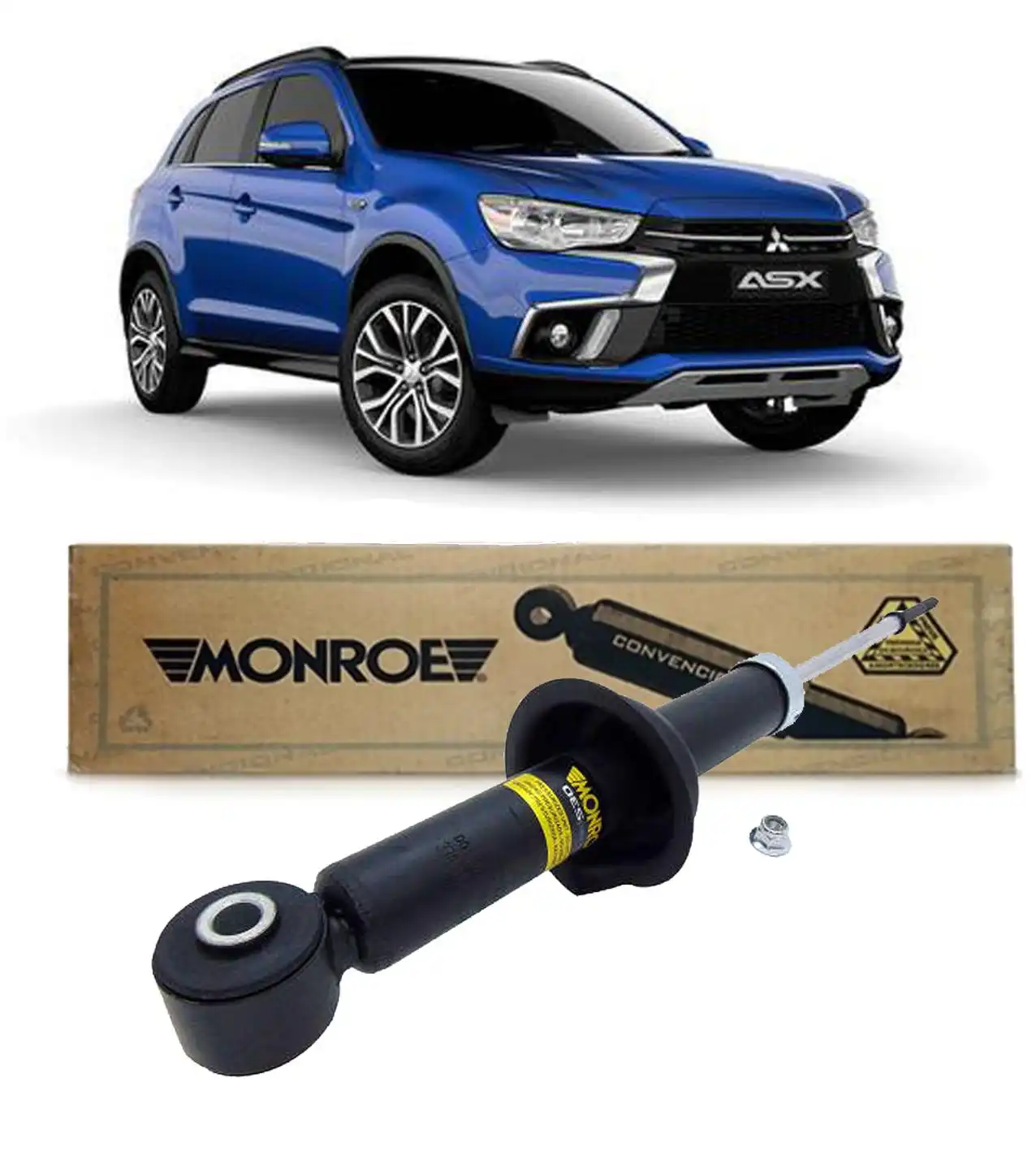 AMORTECEDOR TRASEIRO MITSUBISHI ASX 2011...
