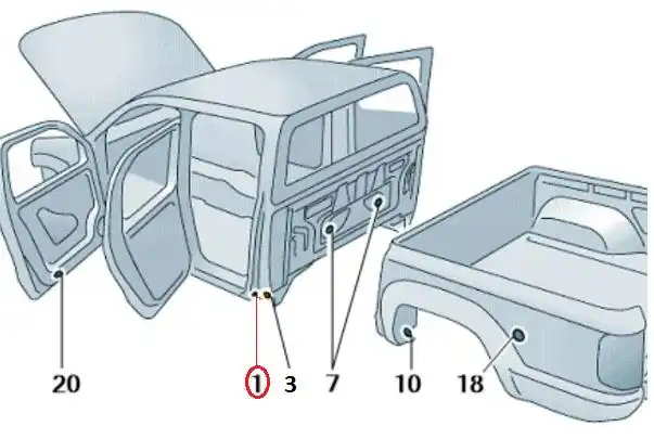 TAPA PO CABINE AMAROK
