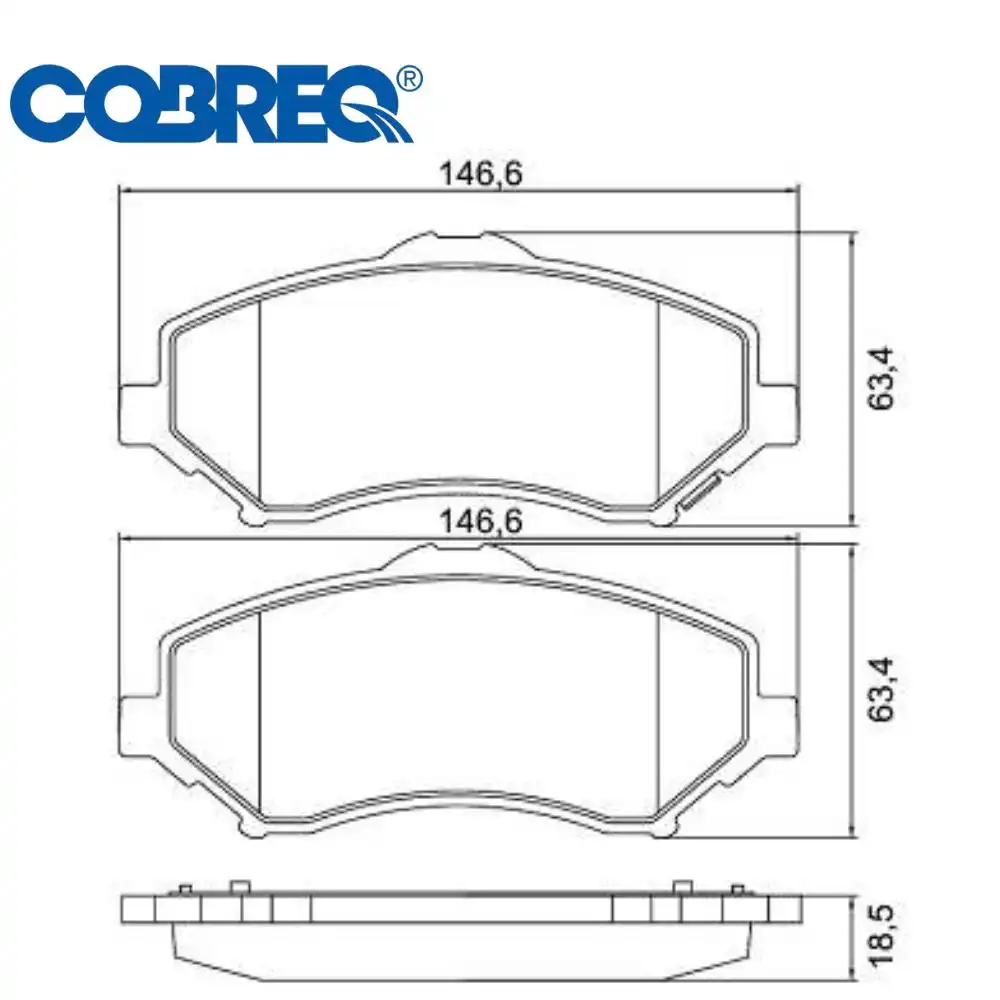 PASTILHA FREIO DIANTEIRA FIAT FREEMONT 2.4 16V 2011/