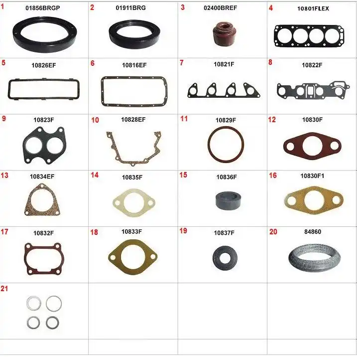 JUNTA MOTOR CHEVETTE C/ RETENTOR GASOLINA