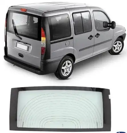 VIDRO VIGIA FIAT DOBLO 01/ INTERICO C/ANTIBACANTE VERDE