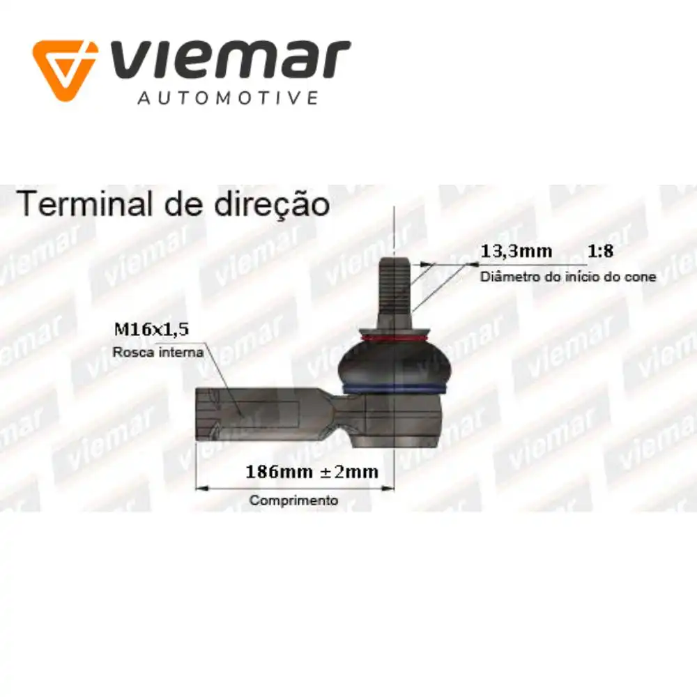 PONTEIRA DIRECAO CITROEN AIRCROSS 2012 A 2020 ESQ