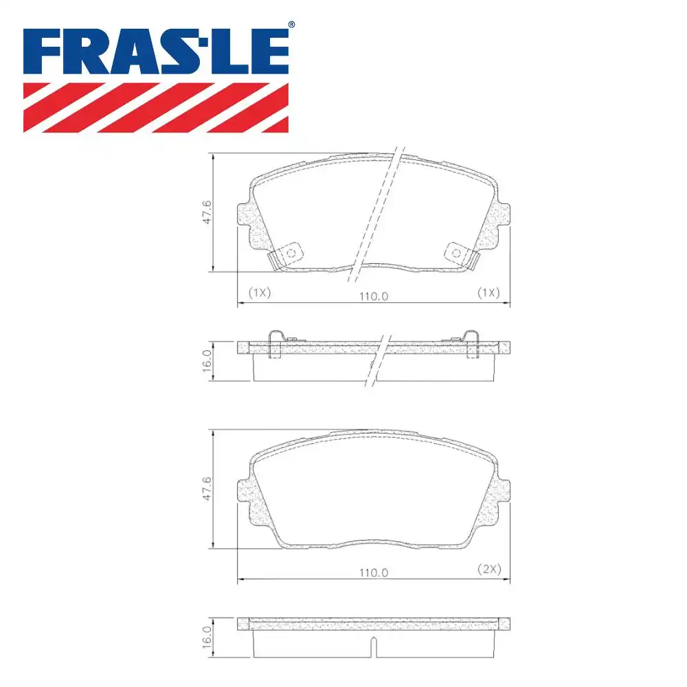 PASTILHA FREIO DIANTEIRA KIA PICANTO 1.0 12V 2011 A 2015
