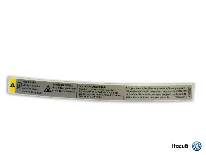 EMBLEMA LACRE ELETROVENTILADOR GOL VI 13/16